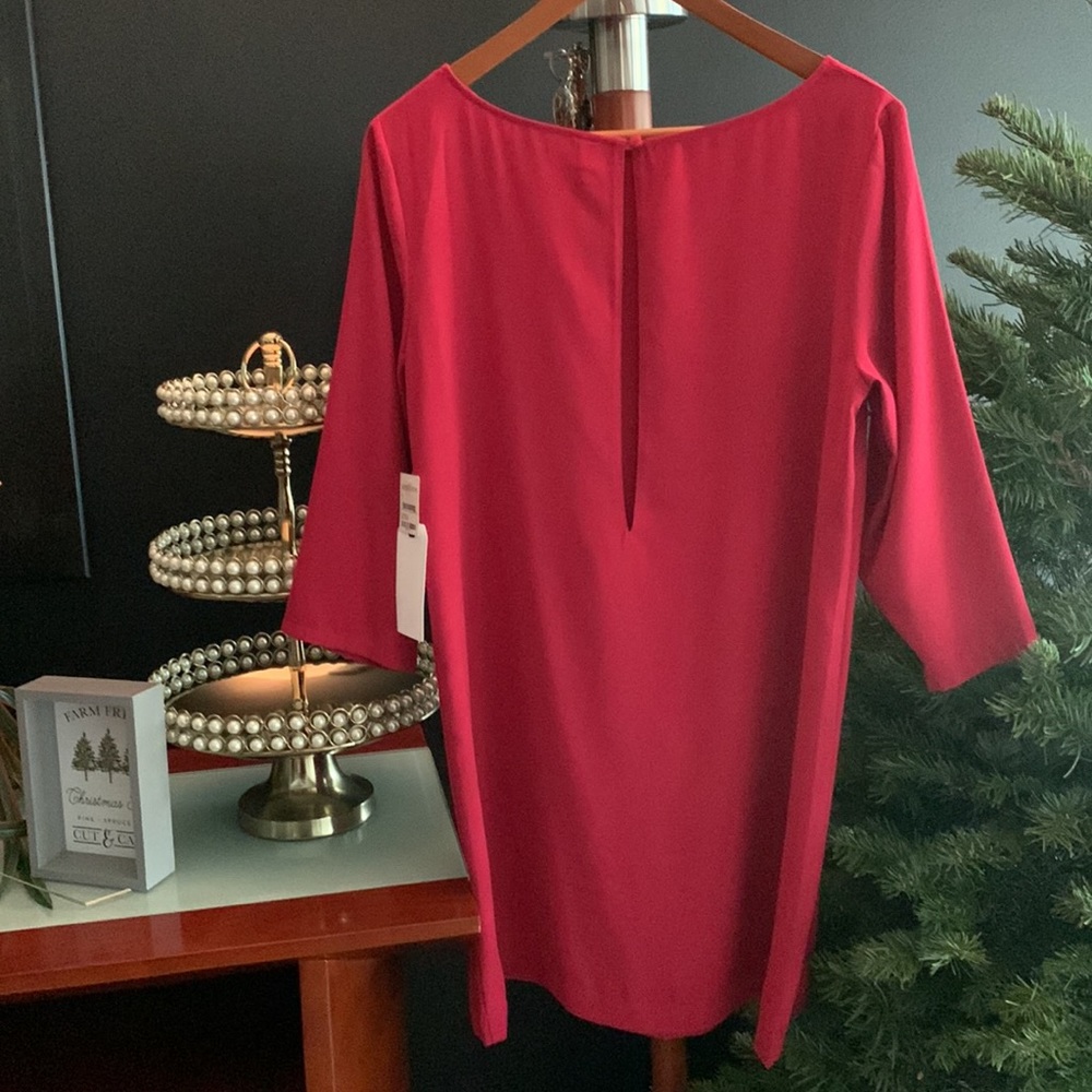 Womens Red Cerise Dress